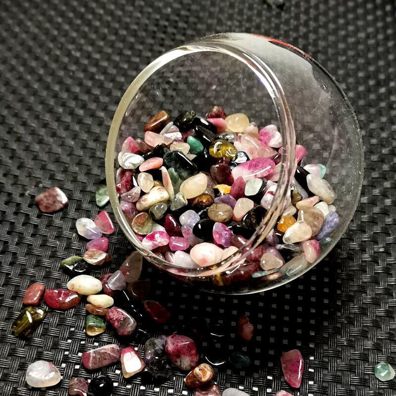 Colorful Tourmaline Gravel Fish Tank Stone