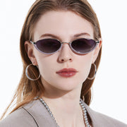 Small Frame Metal Sunglasses – Plain Sun Protection Fashion Glasses