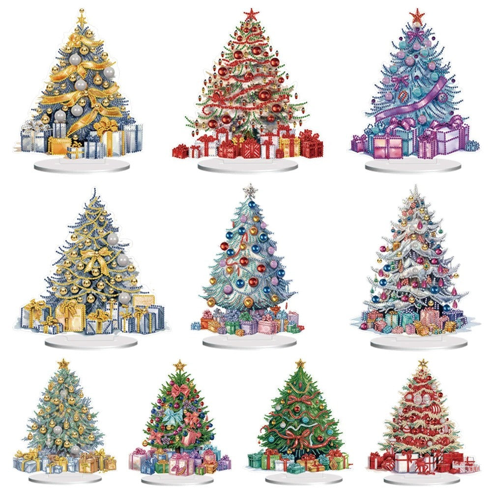 Cute Christmas Tree DIY Diamond Painting Ornaments
