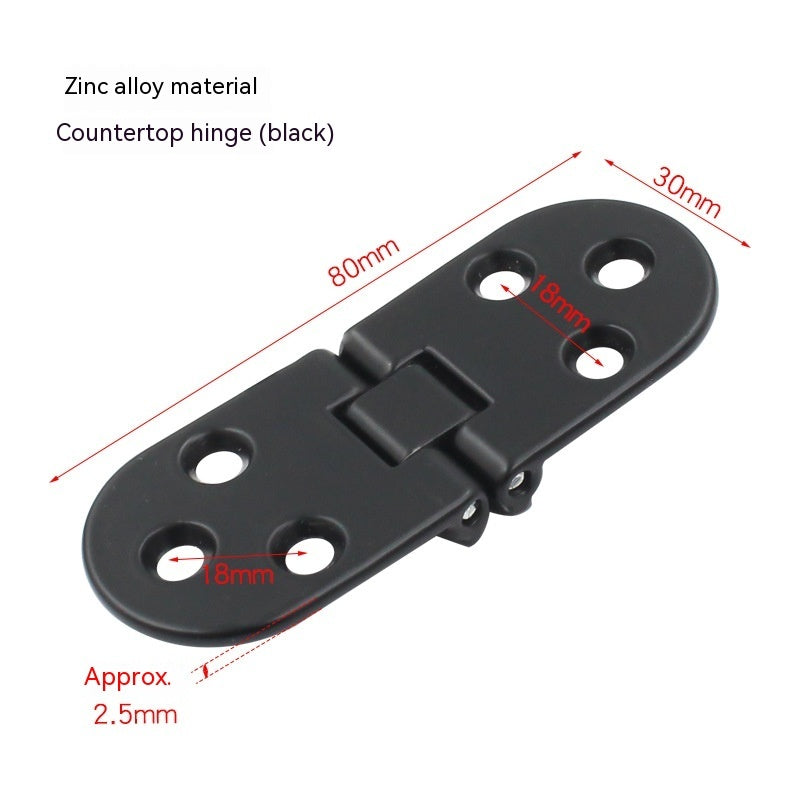 Flip Top Table Hinge Dining Table Accessories Leaf Zinc Alloy Hidden Hinge