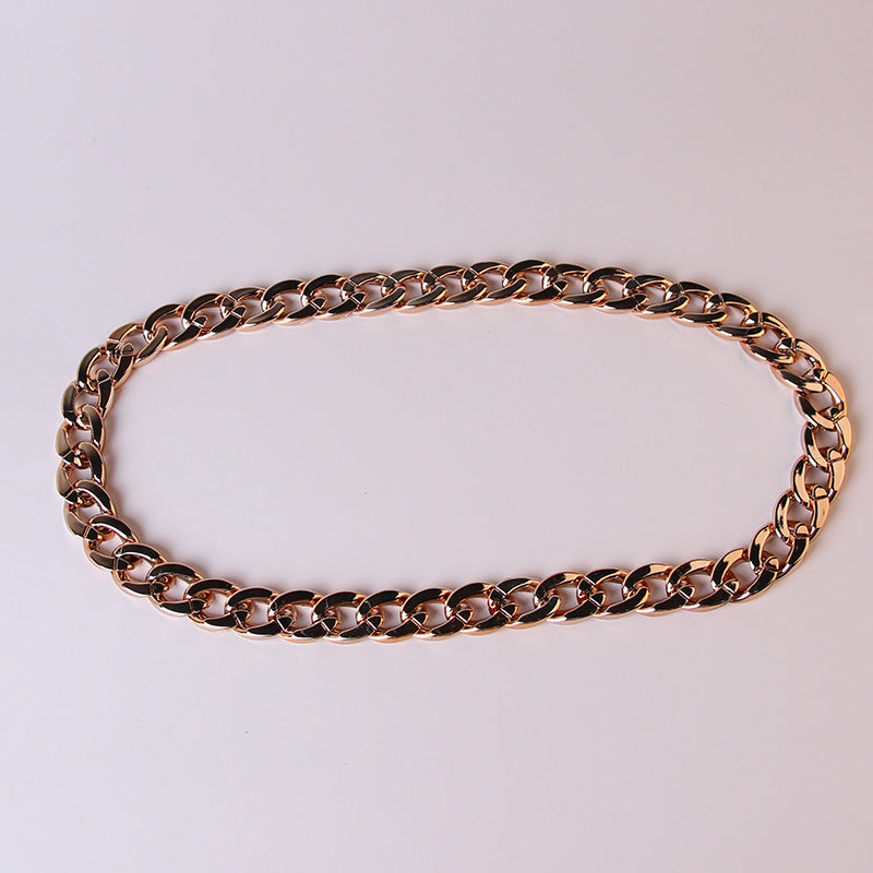 Fashion Personality Top Hat Button Belt Accessories