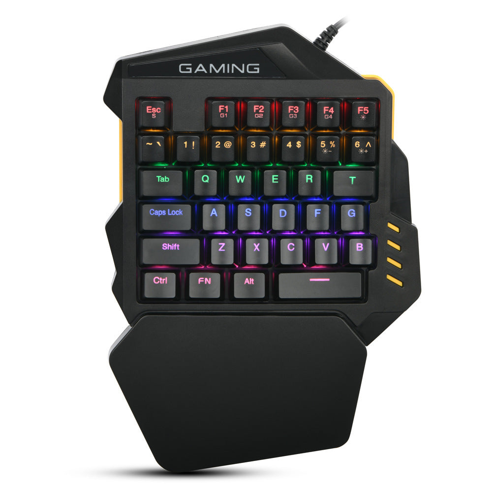 Backlit Keyboard & Mouse Combo – RGB Gaming Set, Adjustable DPI Mouse, Plug-and-Play USB