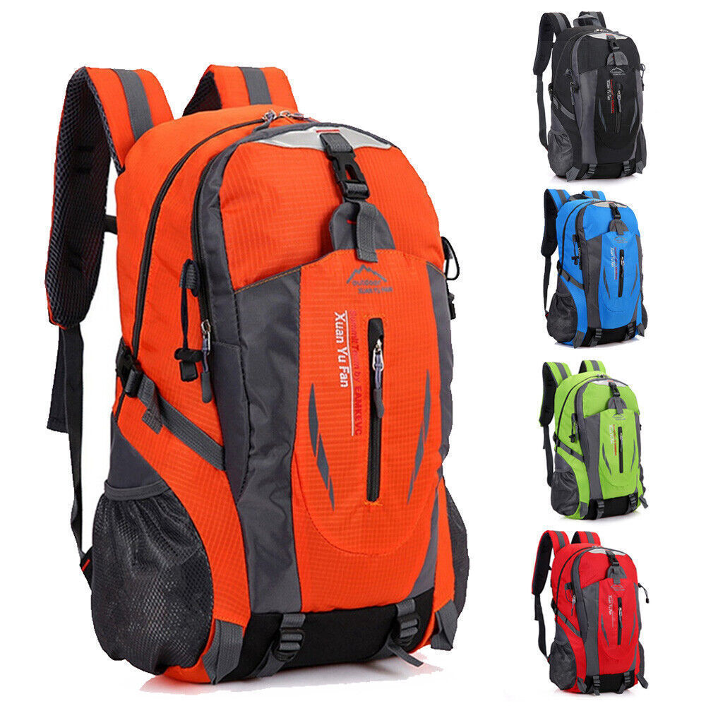 Unisex Waterproof Nylon Rucksack Backpack 40L For Hiking