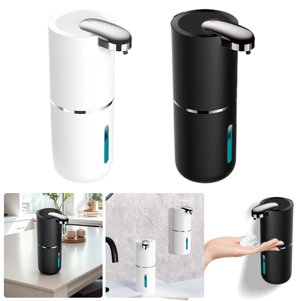 380ml Touchless Foam Soap Dispenser – Wall-Mounted Automatic Infrared Sensor Sanitizer Dispenser