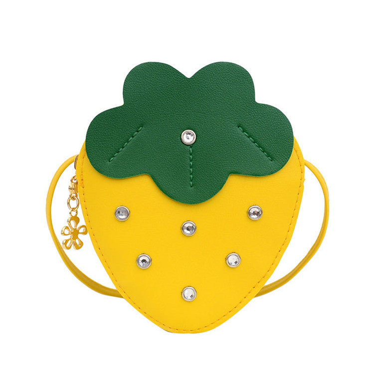 Cute Strawberry Coin Purse – Baby Crossbody Bag for Girls & Boys