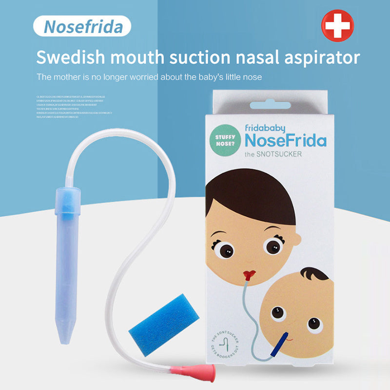 Baby Mouth Suction Nasal Aspirator – Gentle Nose Cleaner with Anti-Backflow Design