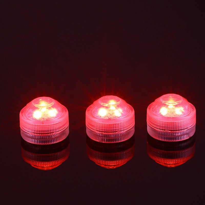 LED Waterproof Candle Lights Glow For Holiday Decorations With Diamond Twist