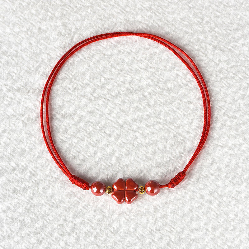 Fashion Personality Natural Cinnabar Anklet Bracelet