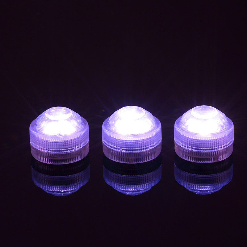 LED Waterproof Candle Lights Glow For Holiday Decorations With Diamond Twist