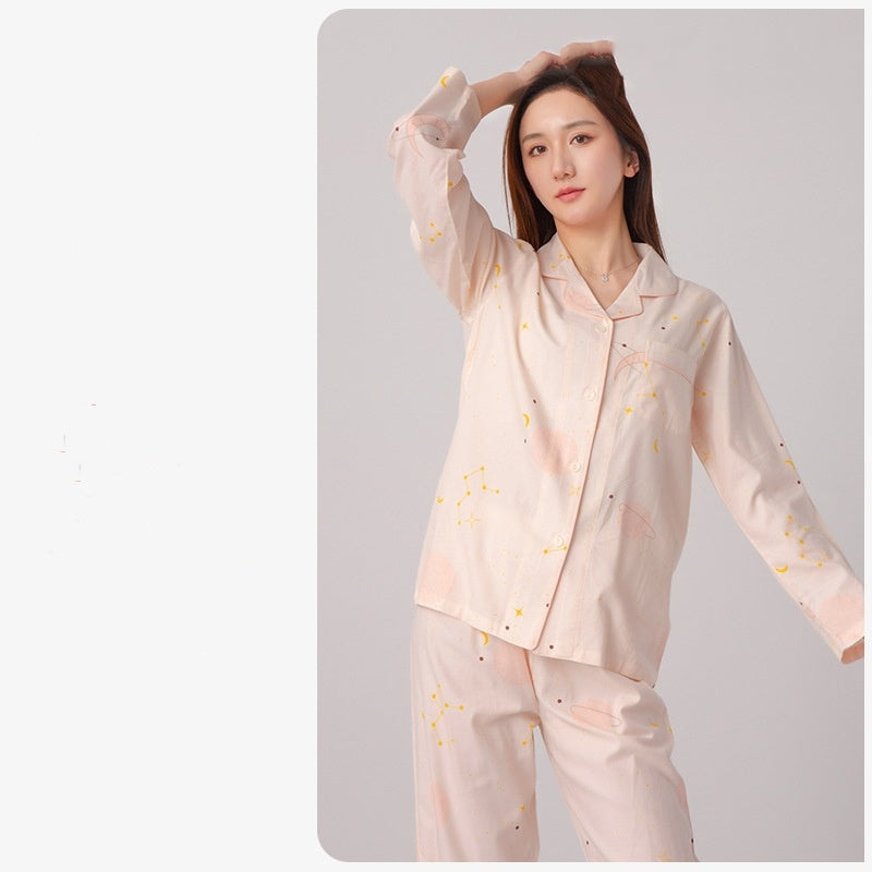 Women's Relaxed Rayon Cotton Silk Loungewear Champagne Pink