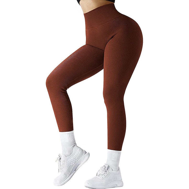Women’s High-Waist Slim Fit Solid Color Pants – Fashion Casual Nylon Stretch