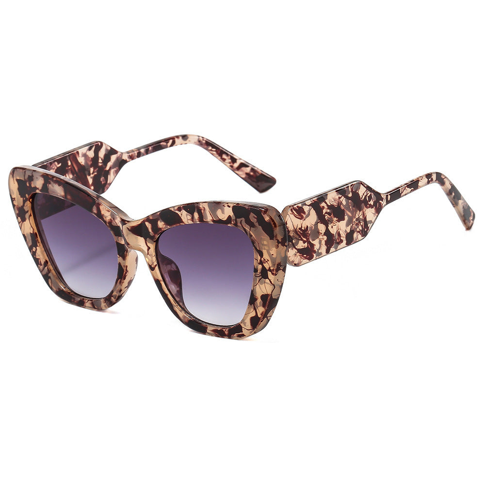 Plain Contrast Color Sunglasses – European & American Fashion Sun Glasses