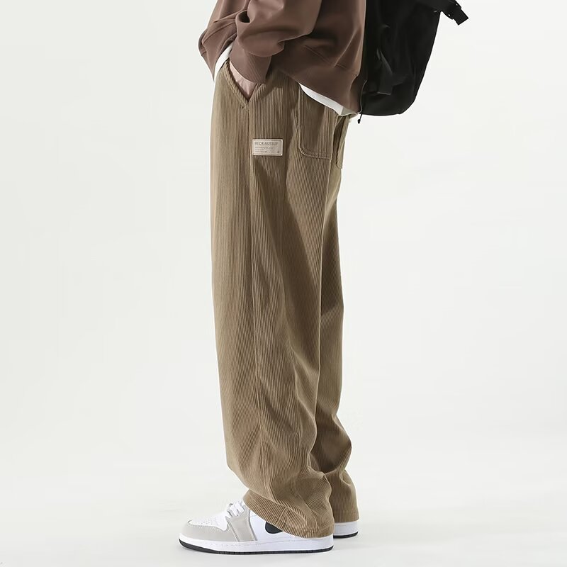Men’s Autumn & Winter American Style Wide-Leg Street Pants