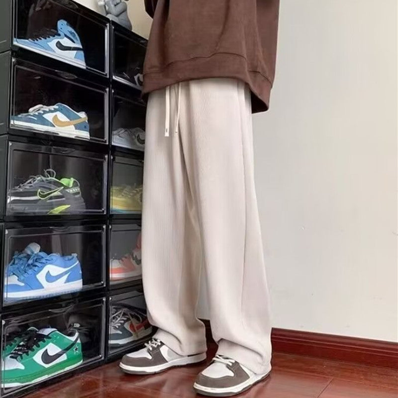 Men’s Spring Loose Draped Casual Trousers