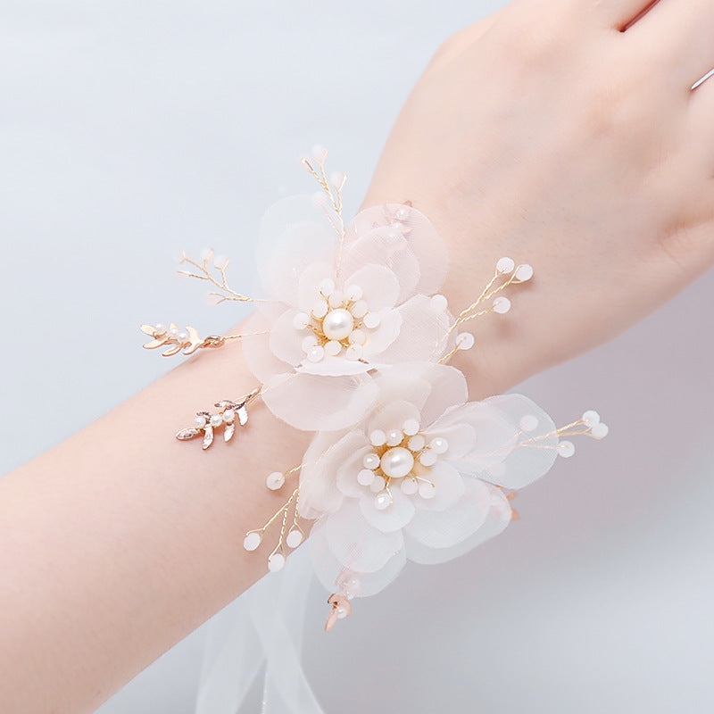 Korean Style Super Fairy Sisters Children’s Hand Flower – Beautiful Bride Wedding Sen Bracelet