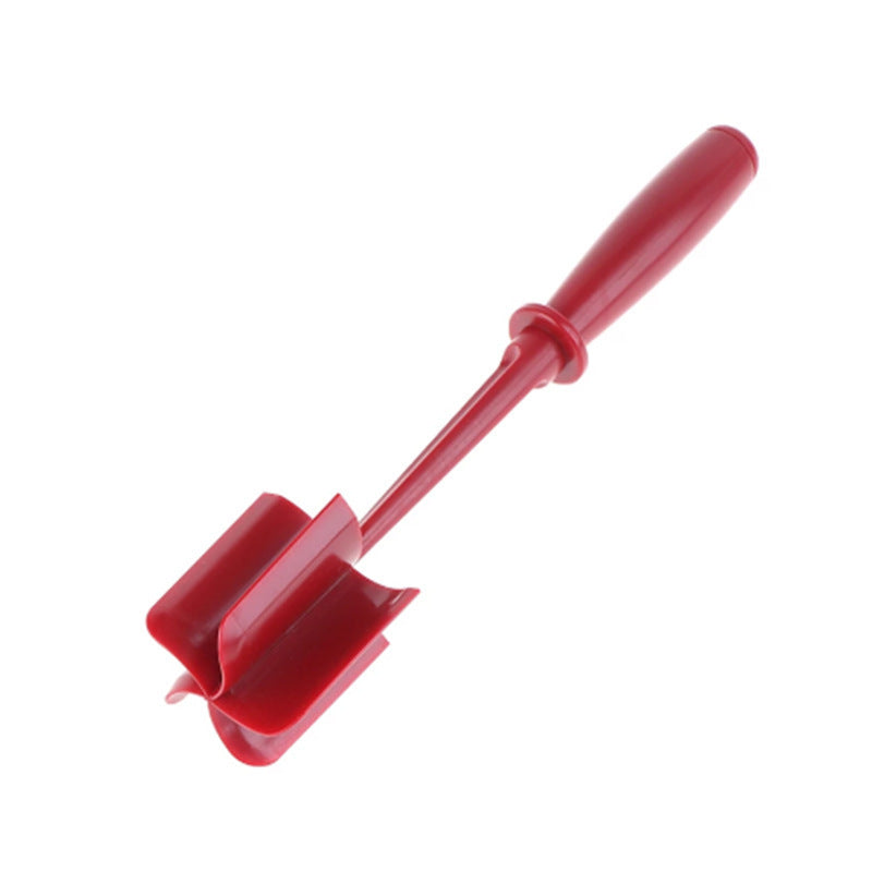 5-Blade Heat-Resistant Nylon Meat Chopper – Non-Scratch Potato Masher & Ground Beef Smasher