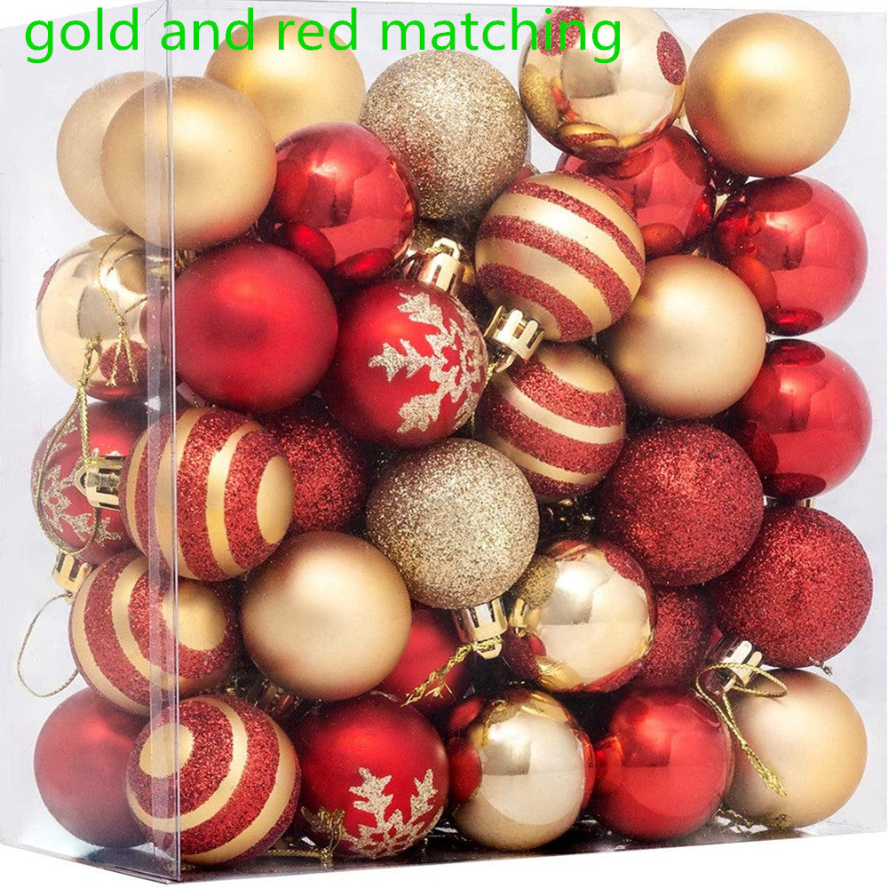 4CM50 Hand Painted Christmas Hanging Balls