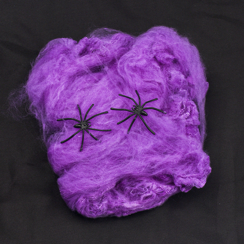 Halloween Ghost Festival Spider Cotton Haunted House Bar Scene Layout Decoration Supplies