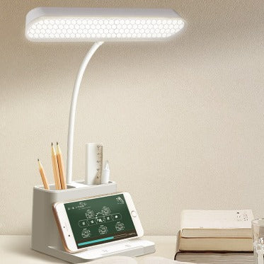 USB Dual-purpose Charging And Plug-in Eye-protection Lamp Office Writing Desk Lamp