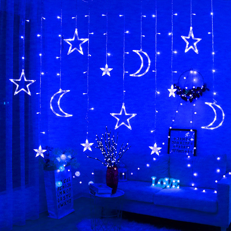 LED String Lights Starry Curtain Flashing Decorative Lighting