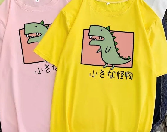 Korean Style Summer T-Shirt – Loose Fit, Plus Size, Casual Short Sleeve for Women