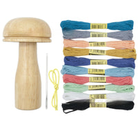 Mushroom tube cross stitch thr