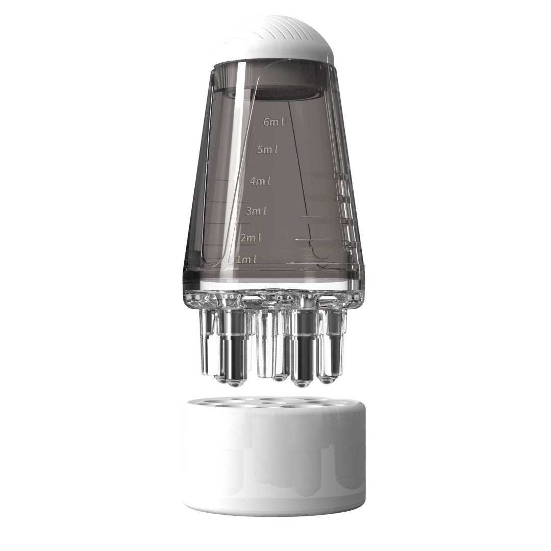 Multi-Pin Scalp Applicator – Soothing Hair Care Tool with Liquid Visual Design