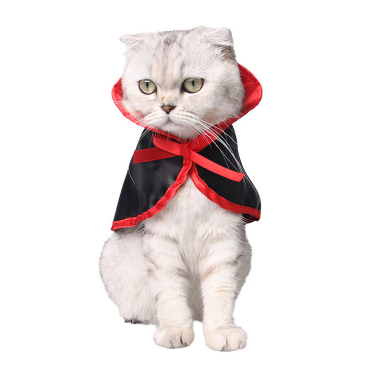 Halloween Pet Cloak – Cross-Border Cat and Dog Costume for Saint-Inspired Cosplay