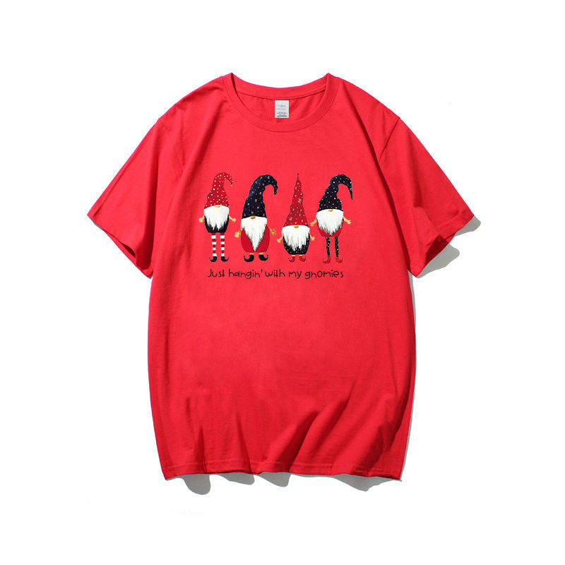 Women's Christmas T-shirt Short Sleeve