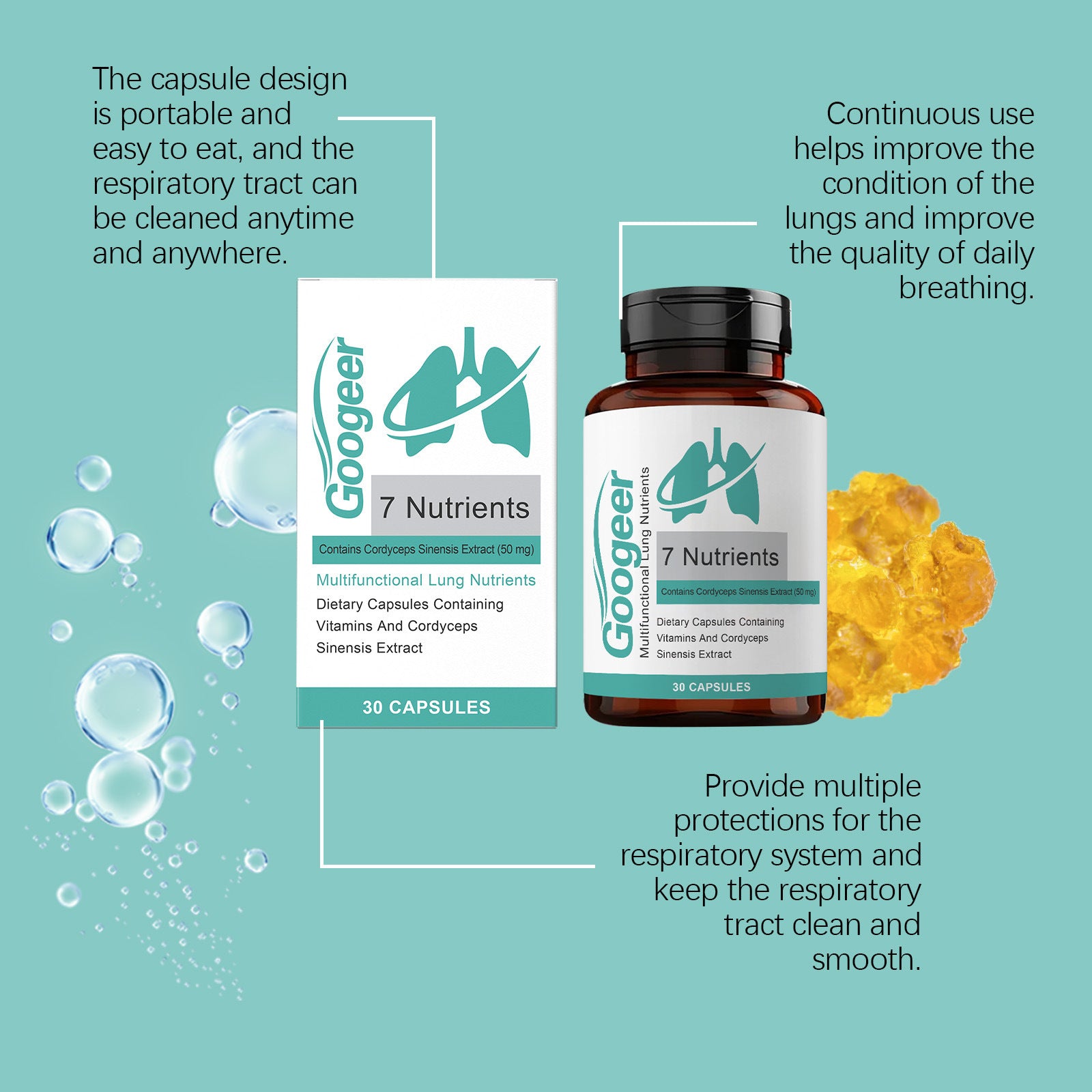 Googeer Dietary Capsules Body Treatment