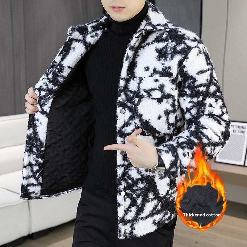 Winter Cotton Plus Versatile Men's Quilted Padded Jacket