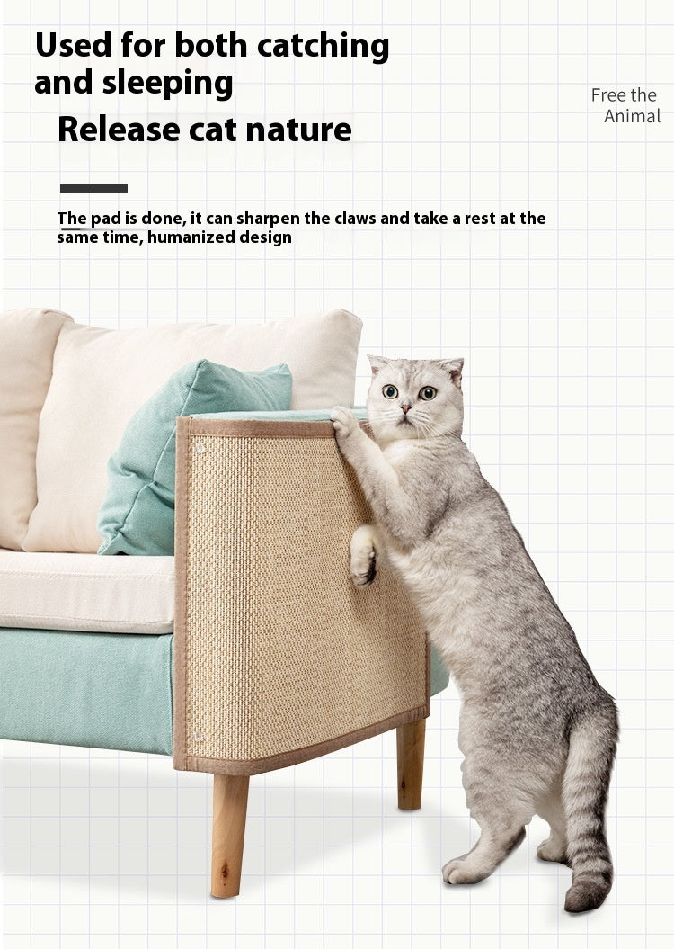 Cat Scratch Pad Wear-resistant And Disdain Door Wall Protective Sticker