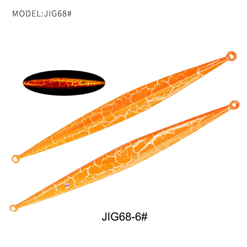 Luminous Iron Plate Lead Bait Sea Fishing Lure Bionic Bait