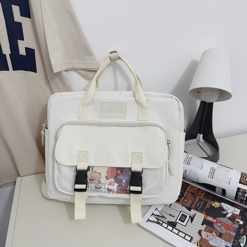 Soft Girl Cute Cartoon Teenage College Student Lightweight Tote Backpack