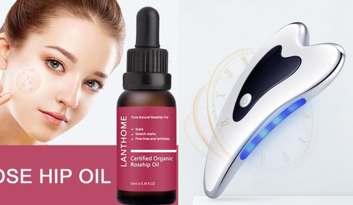 USB Rechargeable Electric Gua Sha Massager Facial and Body Scraping Tool