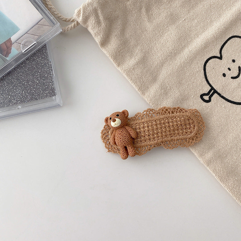 Sweet And Versatile Cartoon Bangs Broken Hair Clip Headwear