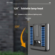 Intelligent Outdoor Foldable Solar Wall Lamp Lighting Induction Garden Lamp