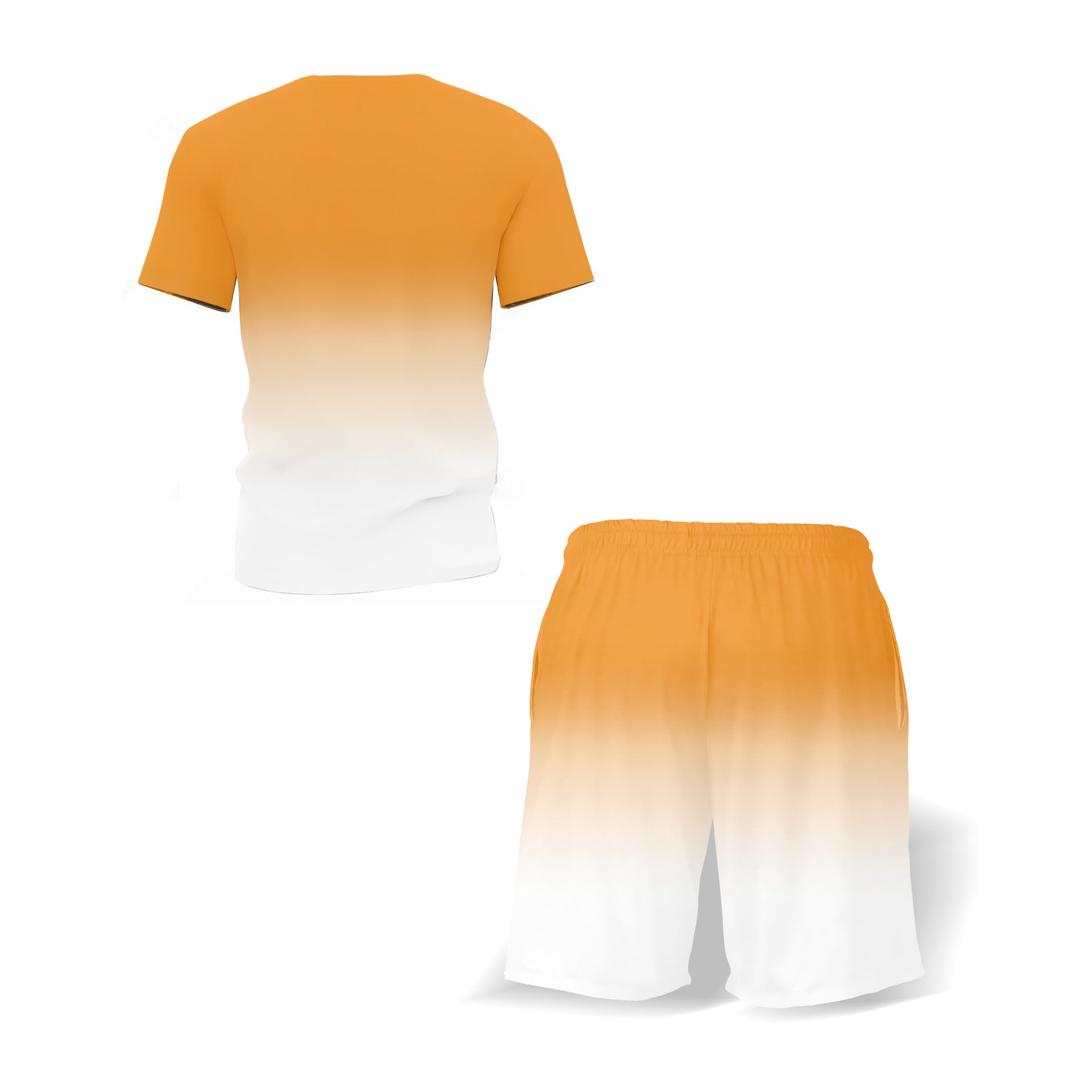 Casual Sports Suit Men's Hooded Short Sleeve T-shirt Suit T-shirt
