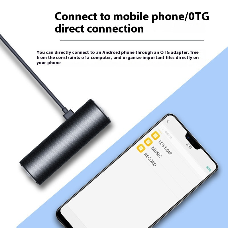 HD Noise Reduction Ultra-long Standby Voice-activated Recording Intelligent Recorder