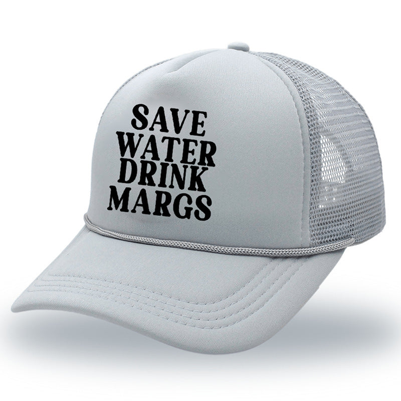 Save Water Ink Margs Printed Baseball Cap