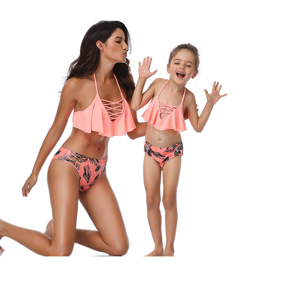 New European And American Parent-child Swimwear
