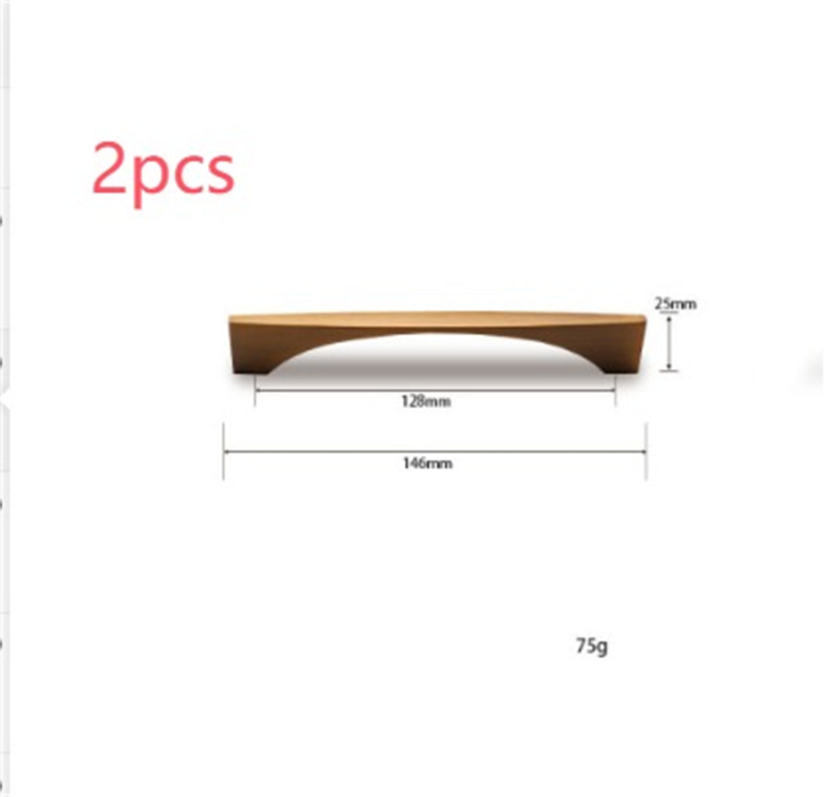 Modern Minimalist Light Luxury Handle Cabinet Wardrobe Door Drawer TV Cabinet Handle