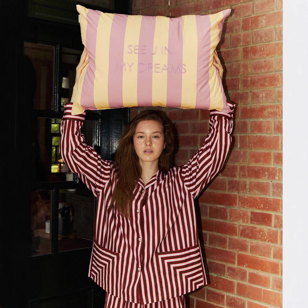 Women's Striped Homewear Long Sleeve
