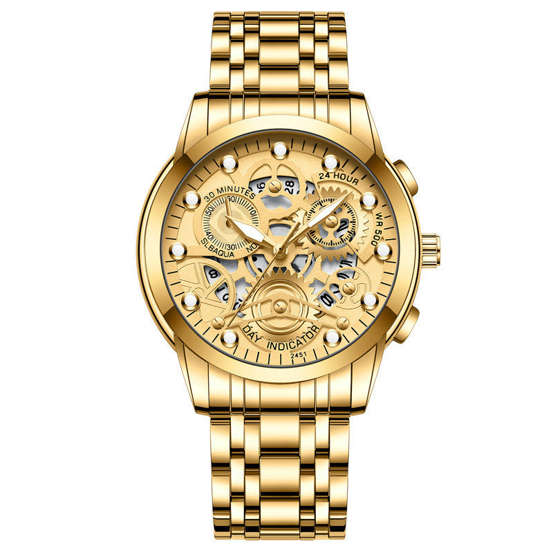 Men's Hollow Non-Mechanical Business Watch