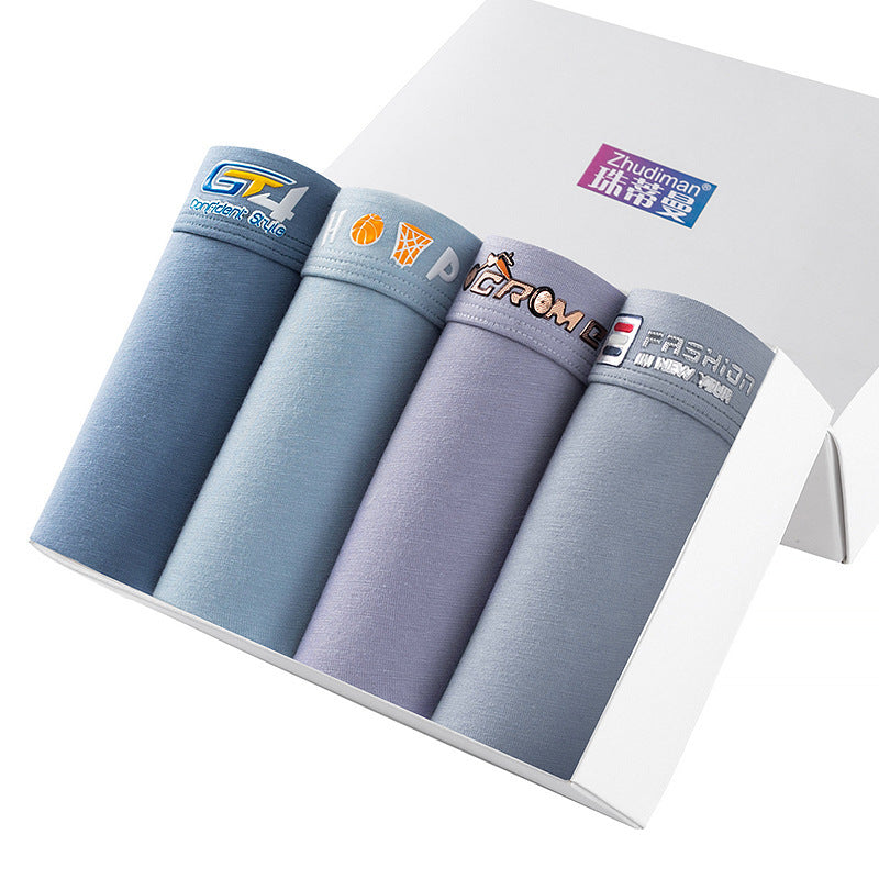 Fashion Printed Male Student Boxers
