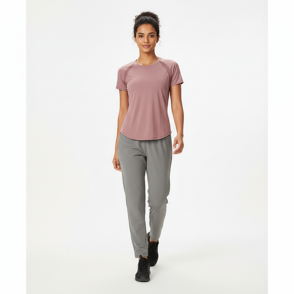 Women’s Loose Fit Yoga Top – Nude Feel Lightweight Sports T-Shirt