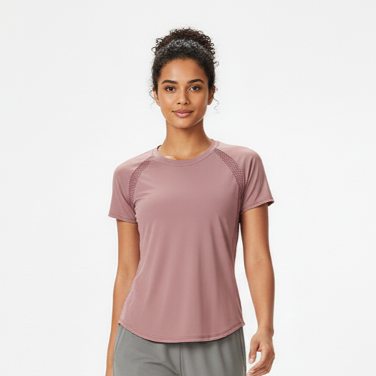 Women’s Loose Fit Yoga Top – Nude Feel Lightweight Sports T-Shirt