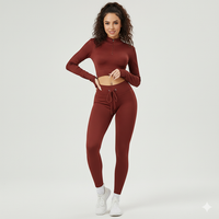 Wine Red Two Piece