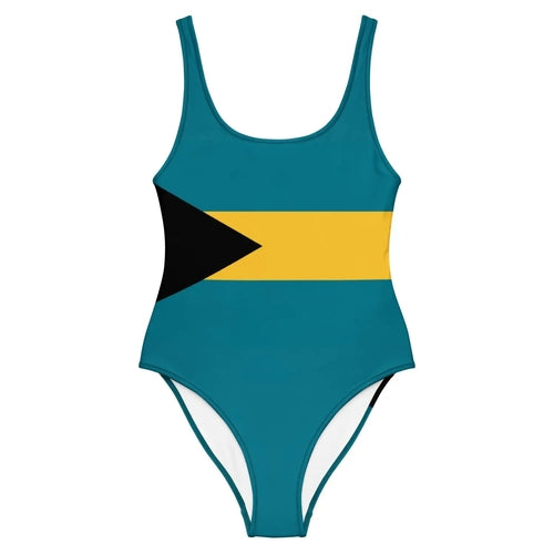 Maillot de Bain 1 Pièce Drapeau Bahamas
