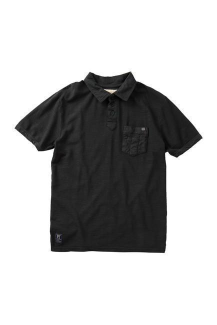 Gray Pique Polo Shirt